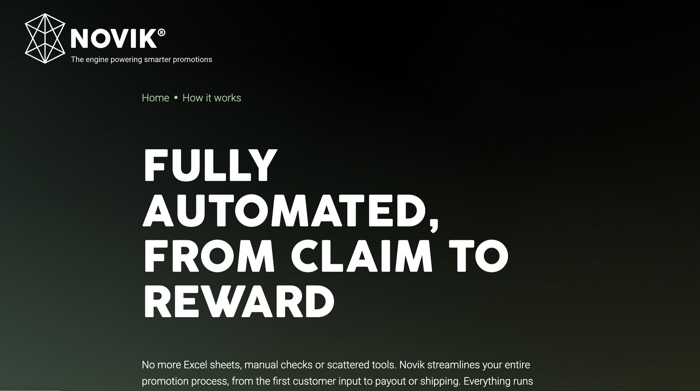 Novik | Smart campaigns in 5 streamlined steps